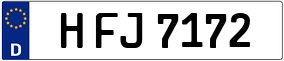 Truck License Plate